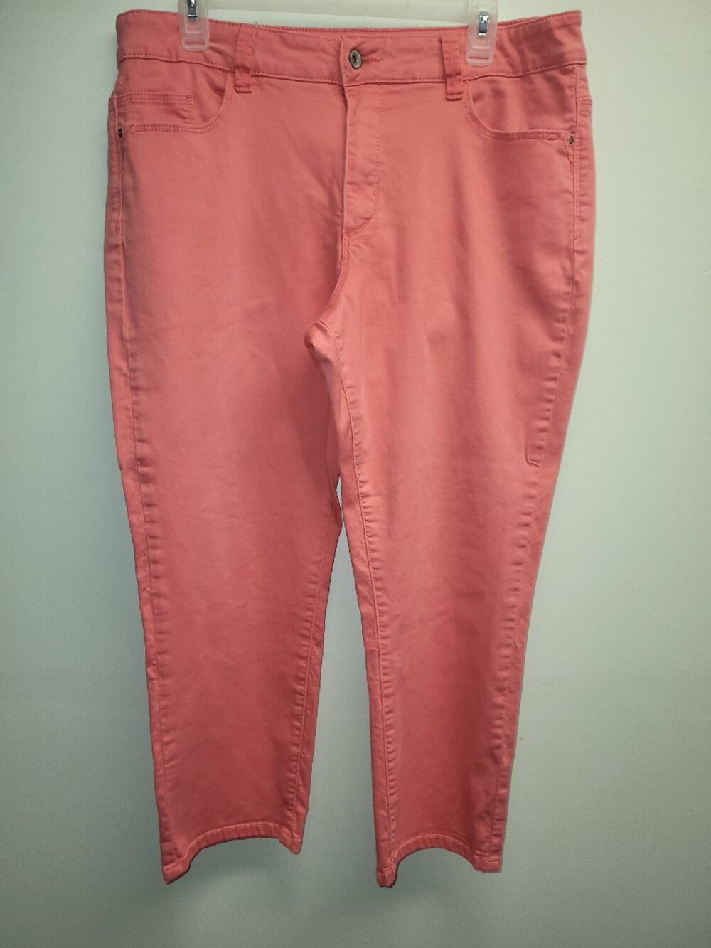 Santana Jeans Women’s Coral Straight Leg Pants Size 14 Stretch Casual Career We